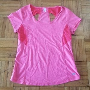 Hot Pink Raceback Athletic Tee